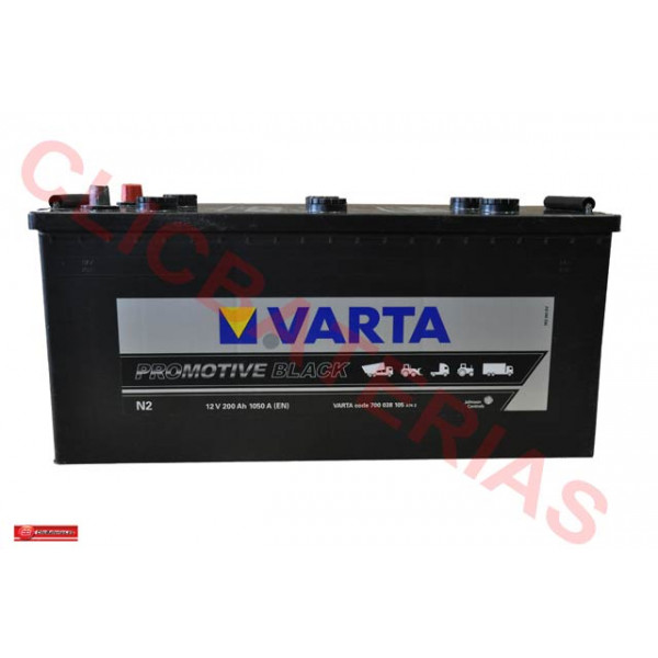 Batería Varta Promotive BLACK N2 para Camión, Autobus, Maquinaria de  Construcción y Maquinaria agrícola